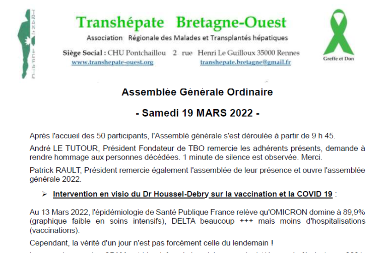 compte rendu AG 2022